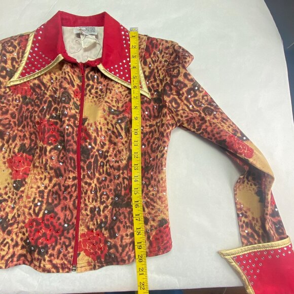 Western Collection Styles Rhinestone Horse Show Shirt XS New With Tag - Picture 8 of 10